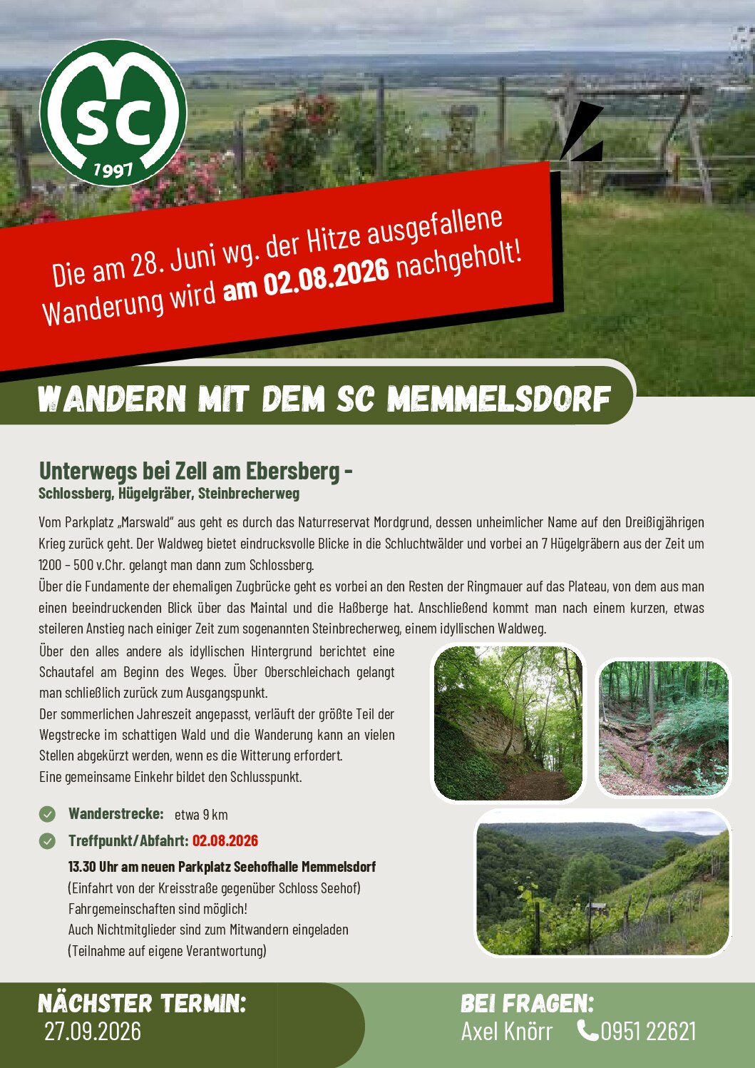 Wandern mit dem SCM 0826